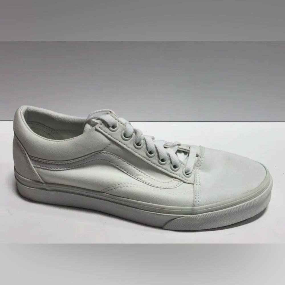 VANS Womens Old Skool Sneaker White Size 8.5 M